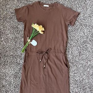 Bali string short sleeve dress